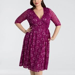Kiyonna plus size 2 wrap dress